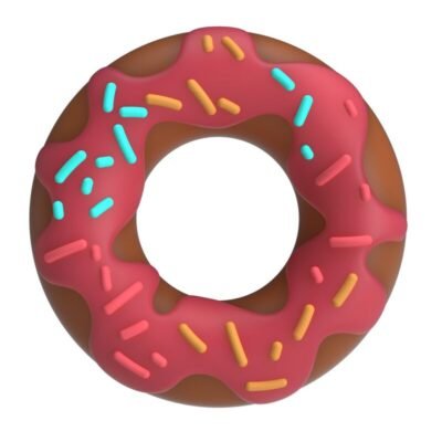 82849 PRETTY LOVE - SUPER DONUT PENIS RING PINK
