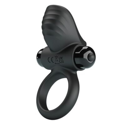 82847 PRETTY LOVE - ADRIEN VIBRATING PENIS RING 10 FUNCTIONS BLACK