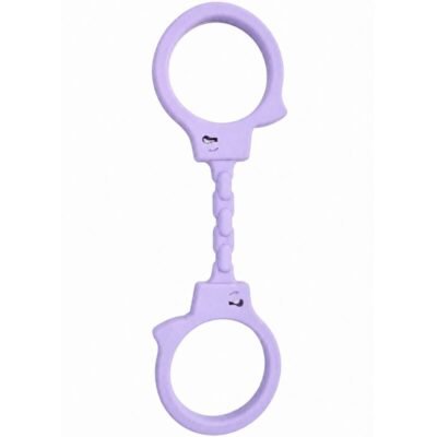 DIABLO PICANTE - SILICONE HANDCUFFS MAUVE