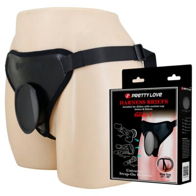 PRETTY LOVE - UNIVERSAL STRAP-ON HARNESS BLACK