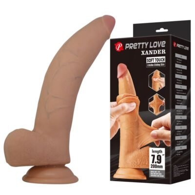 83965 PRETTY LOVE - XANDER REALISTIC DILDO 20 CM Ø 5 CM NATURAL