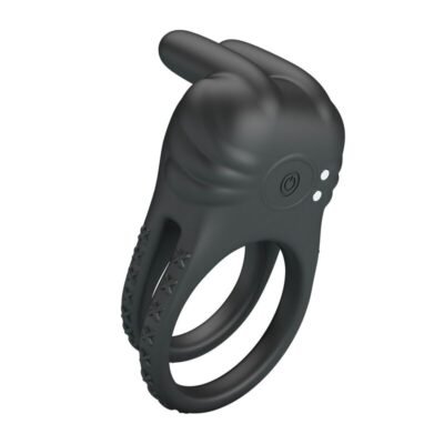 83217 PRETTY LOVE - SINI RECHARGEABLE VIBRATING COCK RING 10 FUNCTIONS BLACK