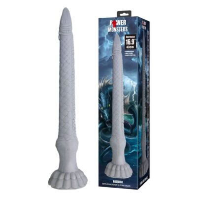83648 POWER MONSTERS - BASILISK FANTASY SILICONE DILDO 43 CM Ø 5 CM