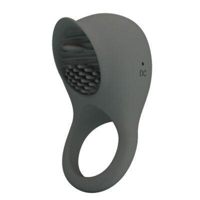 PRETTY LOVE - RECHARGEABLE VIBRATING RING WITH ORAL STIMULATION
