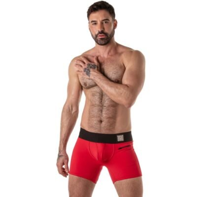 LOCKER GEAR - WIDE WAISTBAND TRUNK RED S