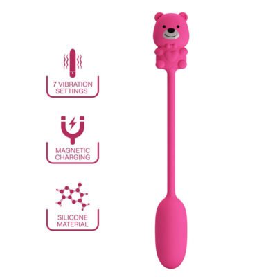 84225 PRETTY LOVE - OLSON RECHARGEABLE BULLET VIBRATOR WITH WIRED CONTROLLER PINK
