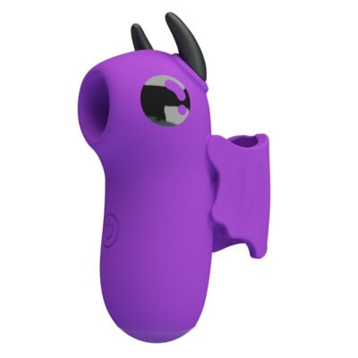 84774 PRETTY LOVE - MAGIC DEVIL PURPLE RECHARGEABLE FINGER STIMULATOR