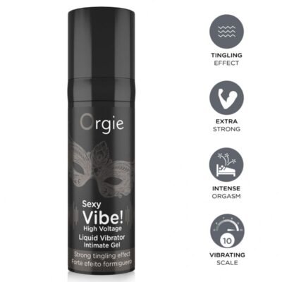 85926 ORGIE - SEXY VIBE! HIGH VOLTAGE EXTRA STRONG LIQUID VIBRATOR 15 ML