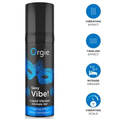 85645 ORGIE - SEXY VIBE! LIQUID VIBRATOR 15 ML