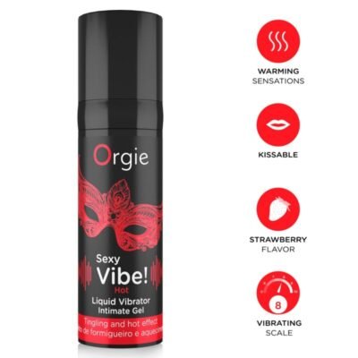 85646 ORGIE - SEXY VIBE! HOT WARMING LIQUID VIBRATOR 15 ML