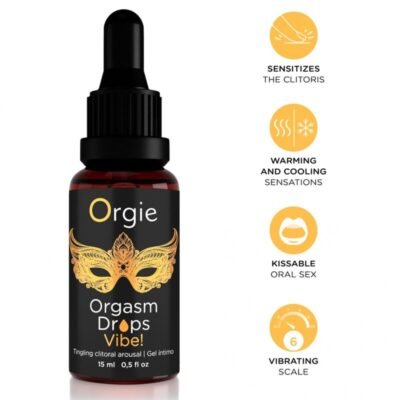 85900 ORGIE - ORGASM DROPS VIBE! VIBRATING CLITORAL AROUSAL 15 ML