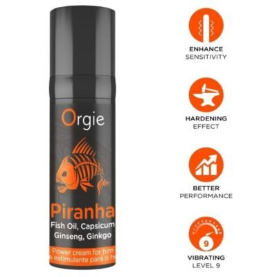 85921 ORGIE - PIRANHA POWER CREAM FOR HIM 15 ML