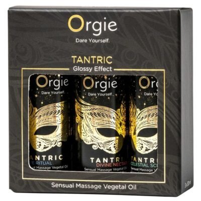 85894 ORGIE - TANTRIC MINI SIZE COLLECTION SENSUAL MASSAGE OILS 3 X 30 ML