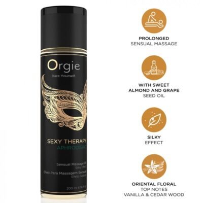 85875 ORGIE - SEXY THERAPY APHRODISIAC SENSUAL MASSAGE OIL 200 ML