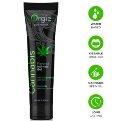 85866 ORGIE - LUBE TUBE CANNABIS KISSABLE WATER-BASED INTIMATE GEL 100 ML