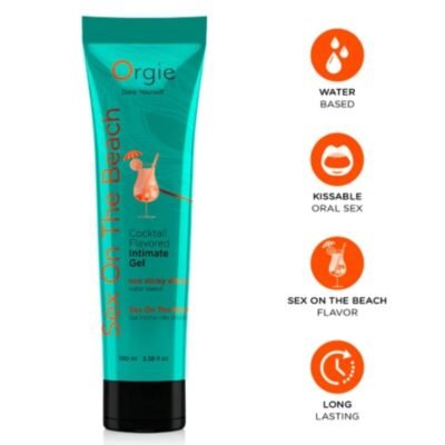 85816 ORGIE - LUBE TUBE COCKTAIL SEX ON THE BEACH KISSABLE WATER-BASED INTIMATE GEL 100 ML