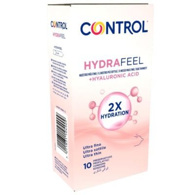 CONTROL - HYDRAFEEL ULTRA THIN CONDOMS WITH HYALURONIC ACID 10 PCS
